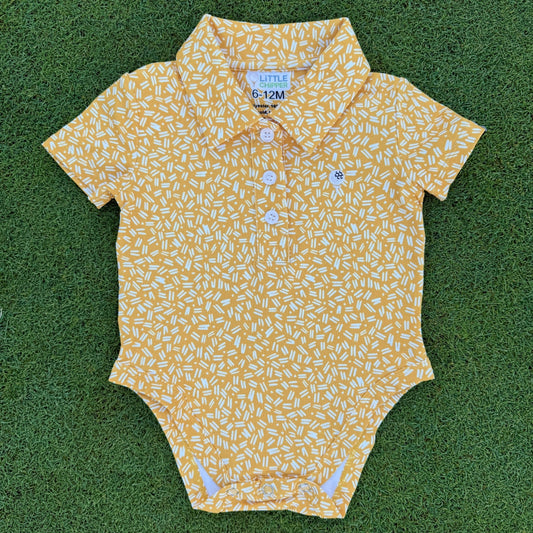 Golden hour onesie golf polo