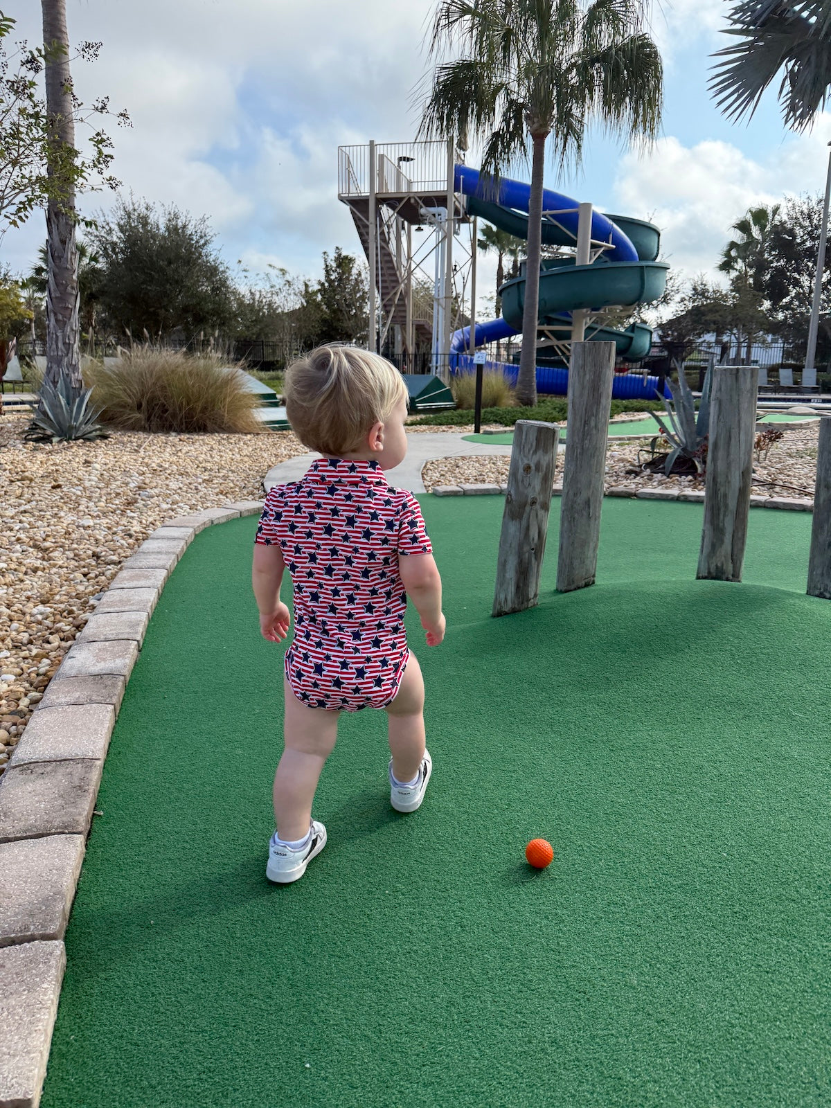 Stars & Stripes - Onesie Polo
