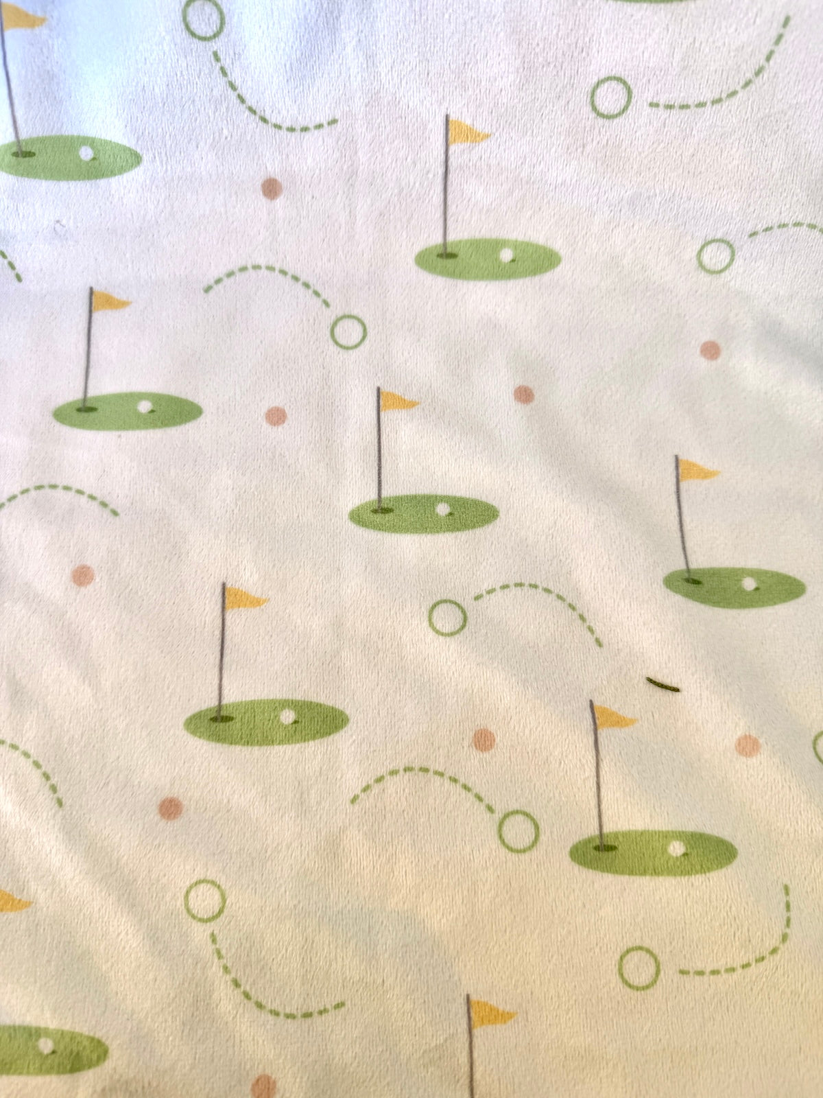 Golf-Inspired Minky Blanket