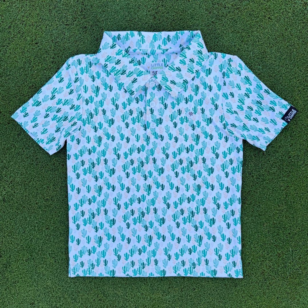 Palm Desert Cactus - Toddler Golf Polo
