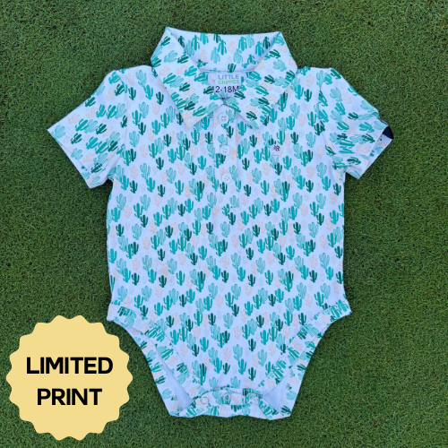 Palm Desert Cactus - Onesie Polo