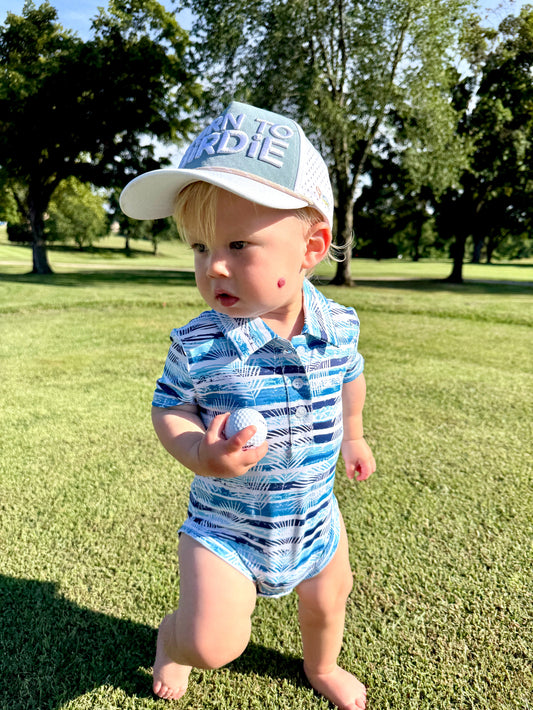 Birdie Blue - Onesie Polo