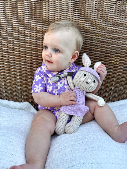 Sandy the Bunny Crochet Golf Stuffed Animal