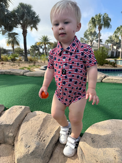 Stars & Stripes - Onesie Polo