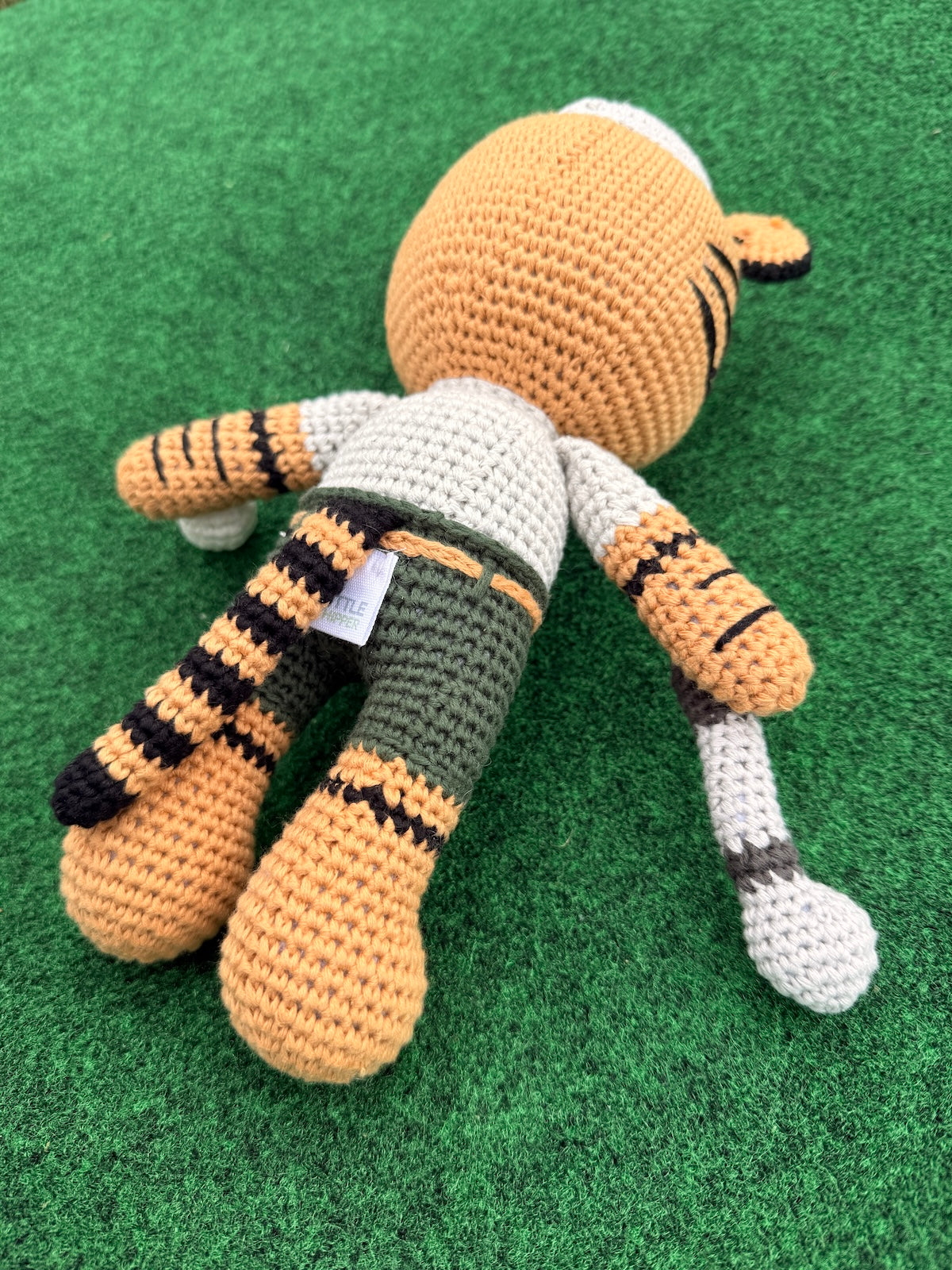 Tee the Tiger Crochet Golf Stuffed Animal