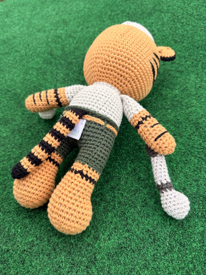 Tee the Tiger Crochet Golf Stuffed Animal
