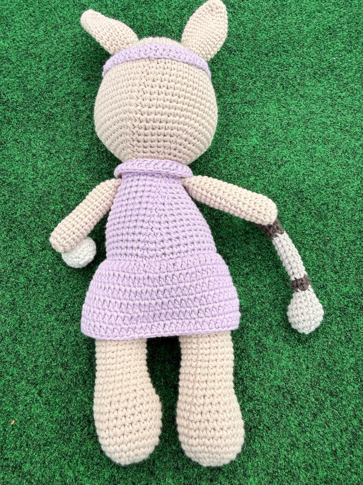 Sandy the Bunny Crochet Golf Stuffed Animal