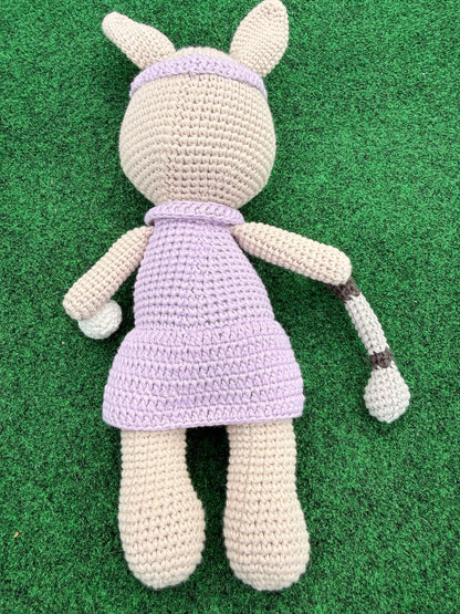 Sandy the Bunny Crochet Golf Stuffed Animal