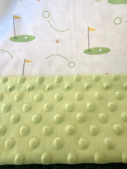 Golf-Inspired Minky Blanket