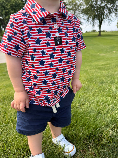Stars & Stripes - Toddler Polo