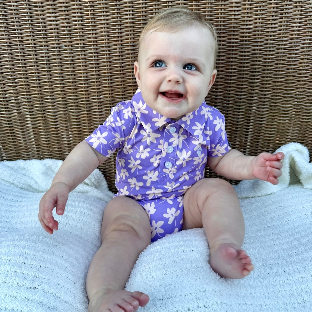 Lilac Links - Onesie Polo