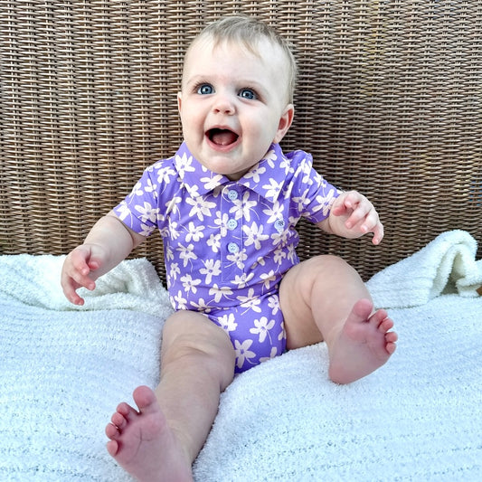 Lilac Links - Onesie Polo