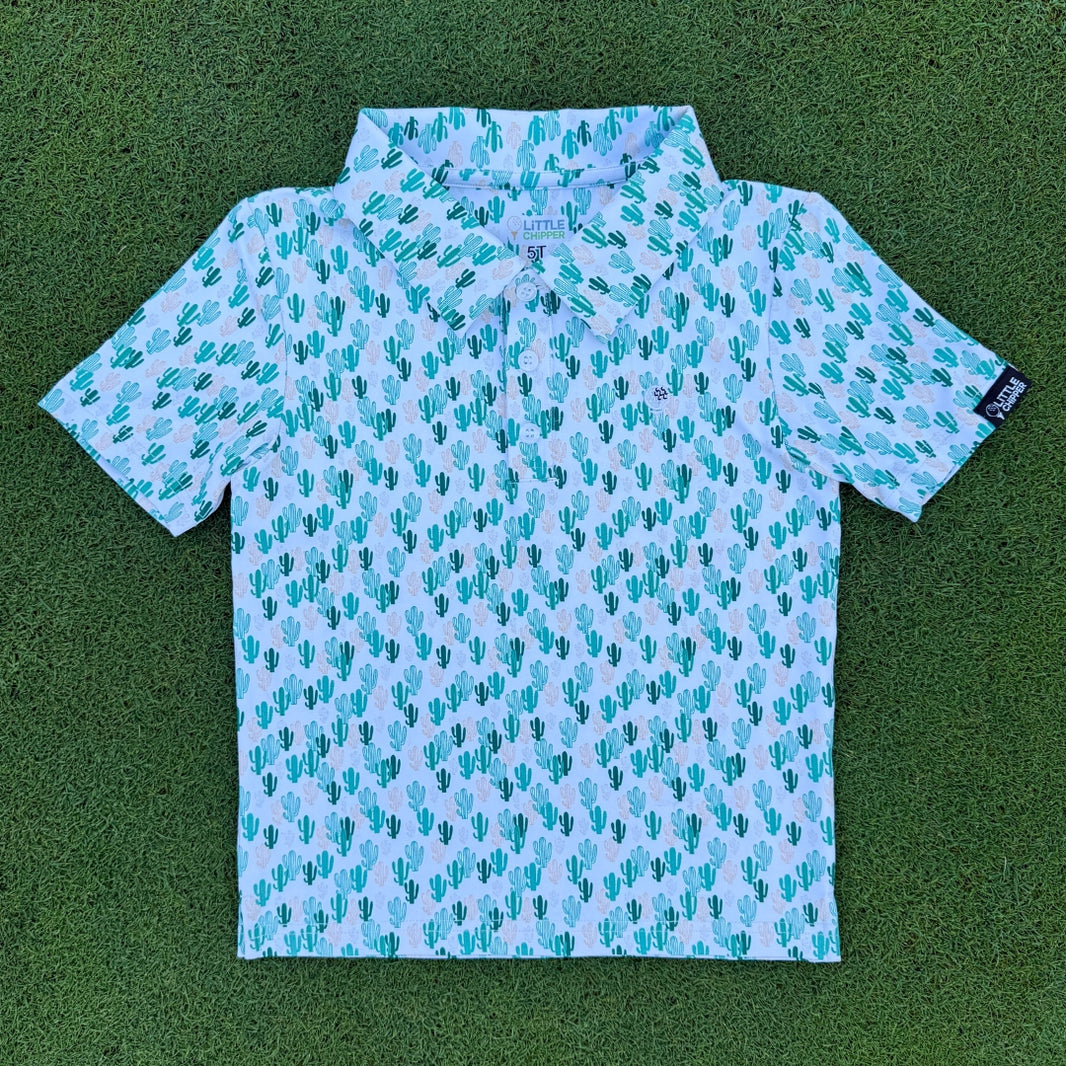 Palm Desert Cactus - Toddler Golf Polo