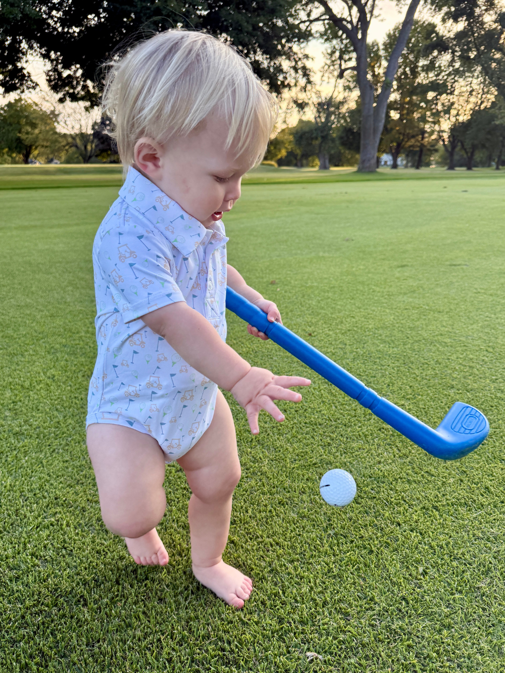 Tee Time Onesie Polo for kids2