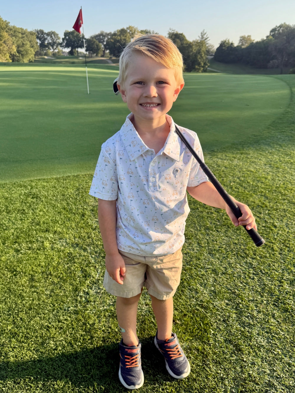 Toddler Polo Tee Time 5T