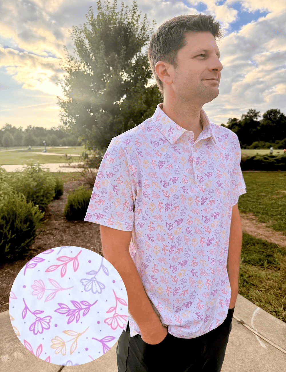 Wildflowers - The Girl Dad Polo