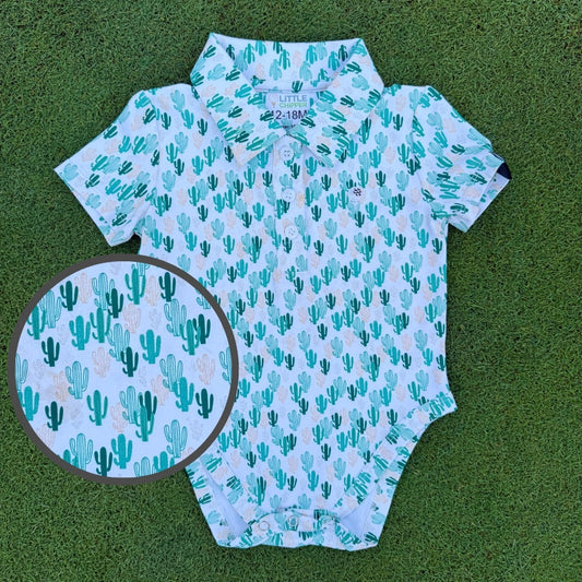 Palm Desert Cactus - Onesie Polo